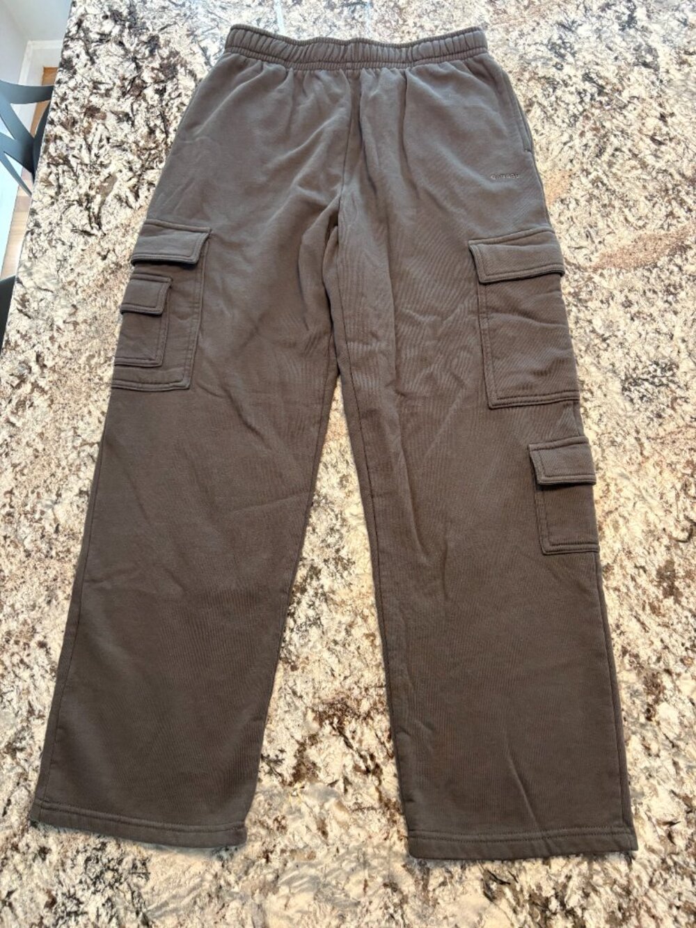 Garage UltraFleece Cargo Sweatpants Women’s Medium – Dark Grey, Worn Once